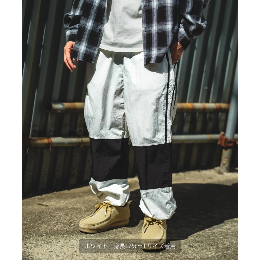 ジョガーパンツ メンズ ナイロン タスラン ジャージ トレーニング イージーパンツ ワンマイル オーバーサイズ ビッグサイズ 大きいサイズ ゆったり | improves | 10