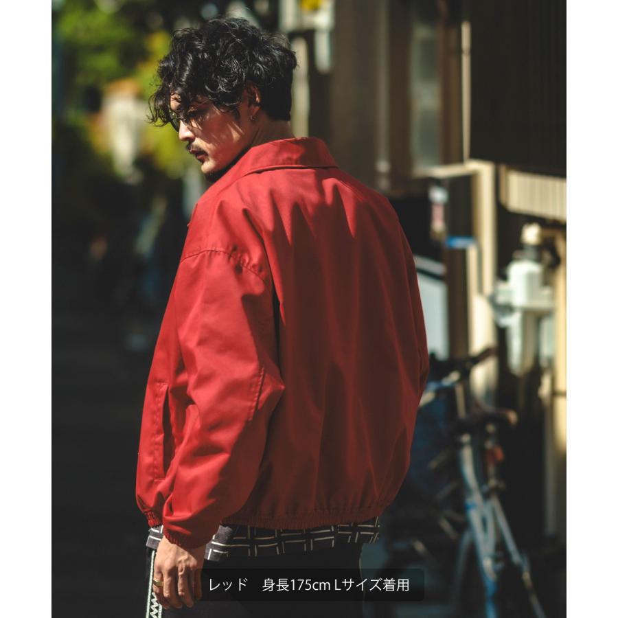 ウイングトップ メンズ NULL ヌル ブルゾン ツイル スウィングトップ オーバーサイズ ビッグサイズ 大きい カジュアル シンプル ストリート スケーター アメカジ | improves | 16