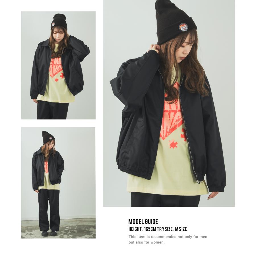 ウイングトップ メンズ NULL ヌル ブルゾン ツイル スウィングトップ オーバーサイズ ビッグサイズ 大きい カジュアル シンプル ストリート スケーター アメカジ | improves | 09