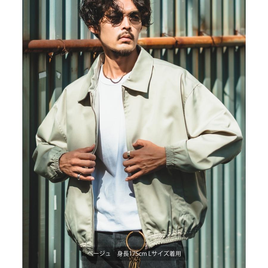 ウイングトップ メンズ NULL ヌル ブルゾン ツイル スウィングトップ オーバーサイズ ビッグサイズ 大きい カジュアル シンプル ストリート スケーター アメカジ | improves | 10