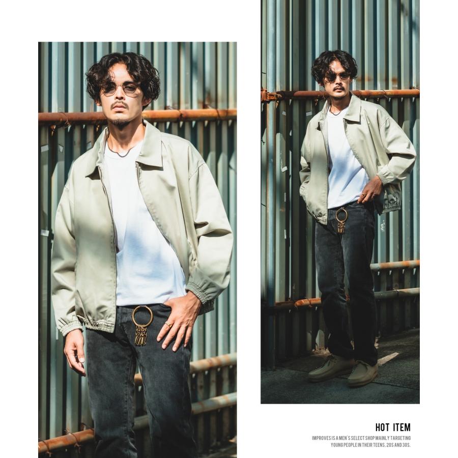 ウイングトップ メンズ NULL ヌル ブルゾン ツイル スウィングトップ オーバーサイズ ビッグサイズ 大きい カジュアル シンプル ストリート スケーター アメカジ | improves | 12