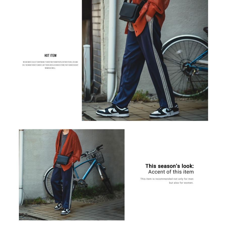 トラックパンツ メンズ NULL ヌル テープ ライン ジャージ イージーパンツ トレーニングパンツ ストリート 韓国ファッション スケーター 古着MIX レトロ | improves | 13