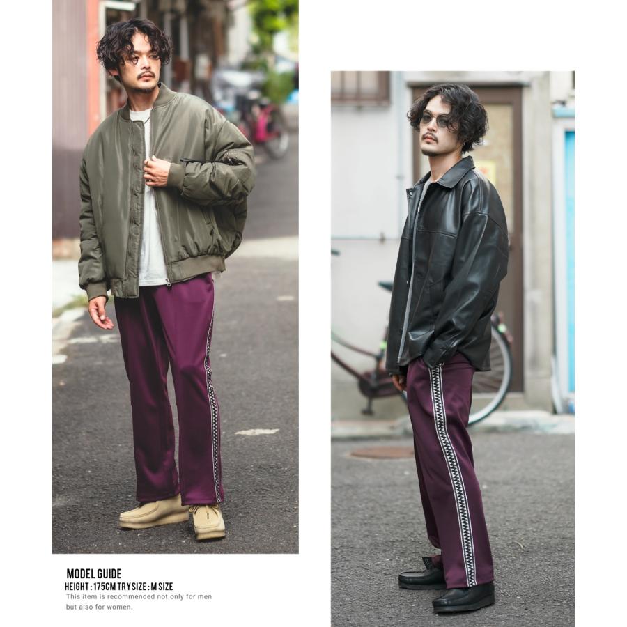 トラックパンツ メンズ NULL ヌル テープ ライン ジャージ イージーパンツ トレーニングパンツ ストリート 韓国ファッション スケーター 古着MIX レトロ | improves | 16