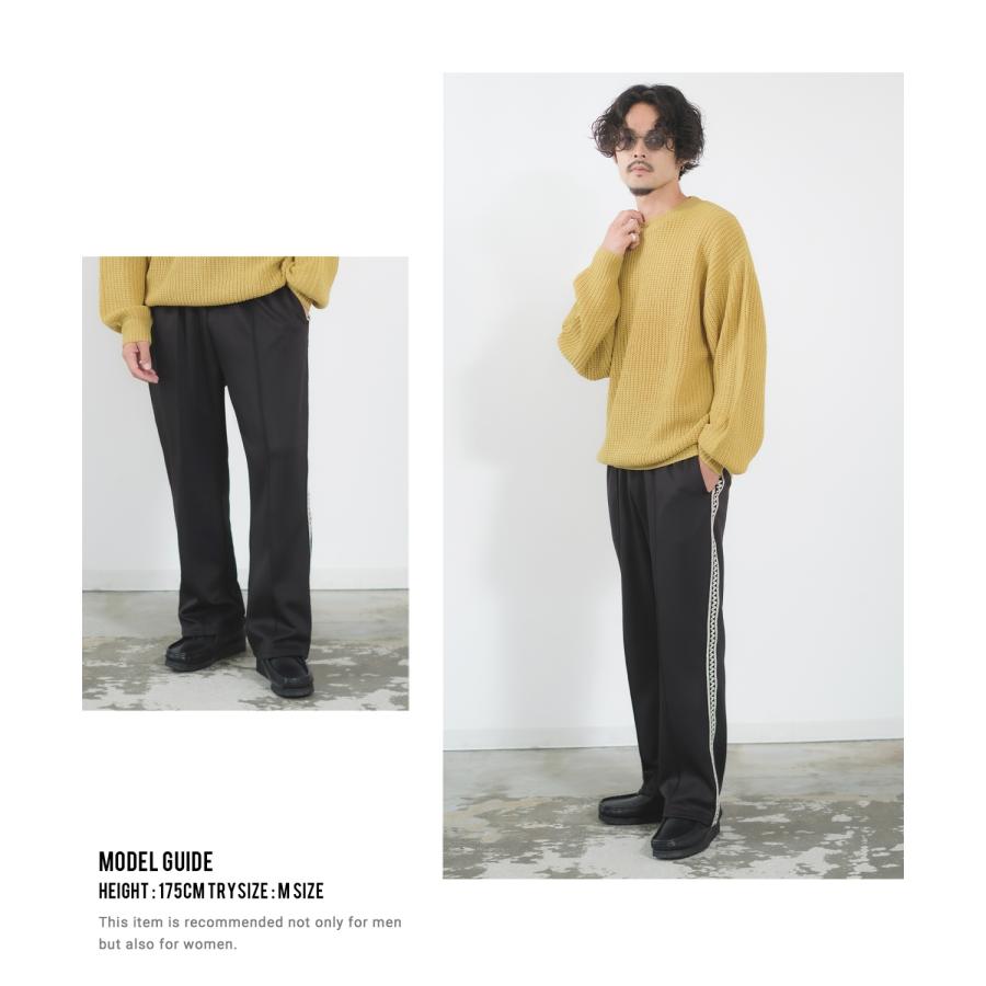 トラックパンツ メンズ NULL ヌル テープ ライン ジャージ イージーパンツ トレーニングパンツ ストリート 韓国ファッション スケーター 古着MIX レトロ | improves | 07