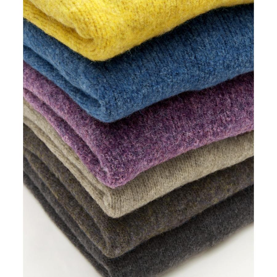 ニットカーディガン メンズ クルーネック ブークレニット 長袖 トップス オーバーサイズ ビッグサイズ 大きいサイズ ゆったり カジュアル シンプル アメカジ | improves | 24