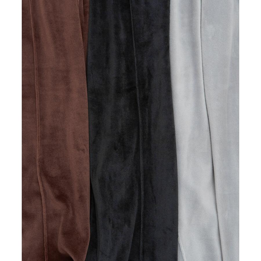 ベロアパンツ メンズ  UAU ワオ ストレート イージーパンツ ワンマイルウェア カジュアル ストリート 韓国ファッション 古着MIX レトロ | improves | 21