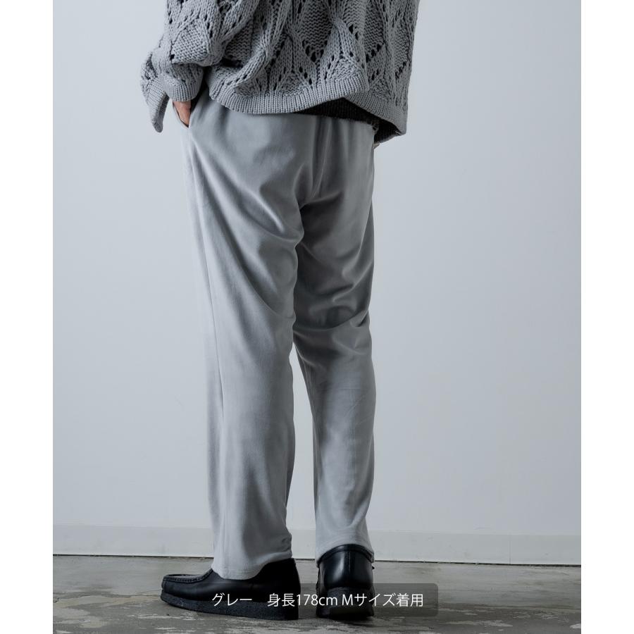 ベロアパンツ メンズ  UAU ワオ ストレート イージーパンツ ワンマイルウェア カジュアル ストリート 韓国ファッション 古着MIX レトロ | improves | 07
