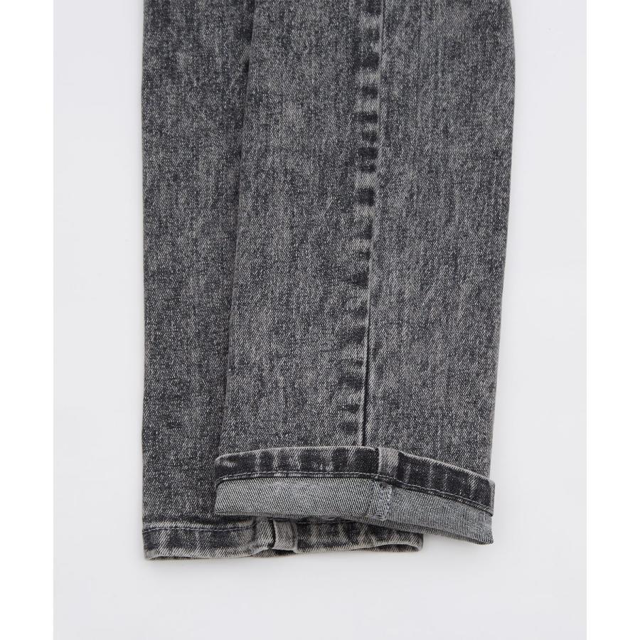 カーゴパンツ メンズ NULL ヌル スキニー スリム ストレッチ デニム ジーンズ パンツ ミリタリーパンツ イージーパンツ ケミカルウォッシュ 細身 韓国 | improves | 19