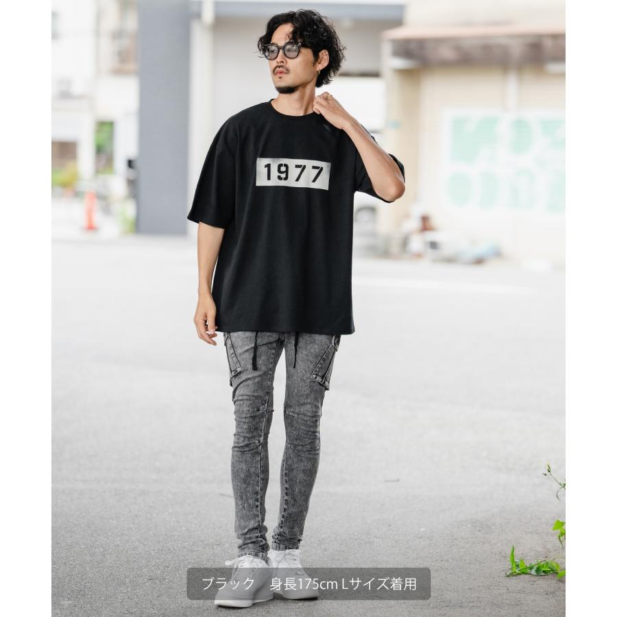 カーゴパンツ メンズ NULL ヌル スキニー スリム ストレッチ デニム ジーンズ パンツ ミリタリーパンツ イージーパンツ ケミカルウォッシュ 細身 韓国 | improves | 06