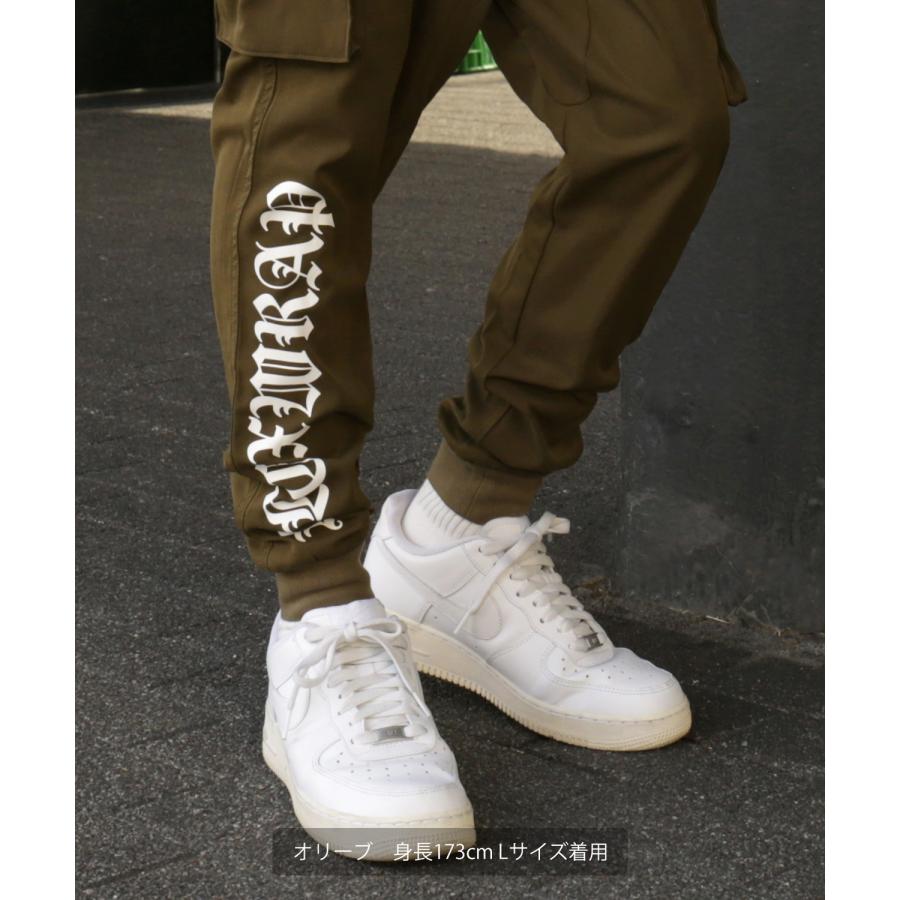 カーゴパンツ メンズ レディース NULL サルエル ジョガー イージー  テーパード  ストレッチ アメカジ カジュアル スケーター ストリート 韓国ファッション | improves | 06