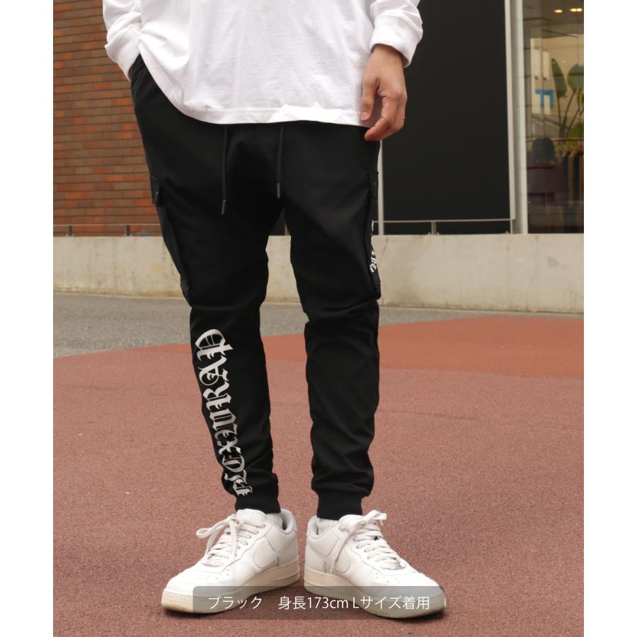 カーゴパンツ メンズ レディース NULL サルエル ジョガー イージー  テーパード  ストレッチ アメカジ カジュアル スケーター ストリート 韓国ファッション | improves | 10