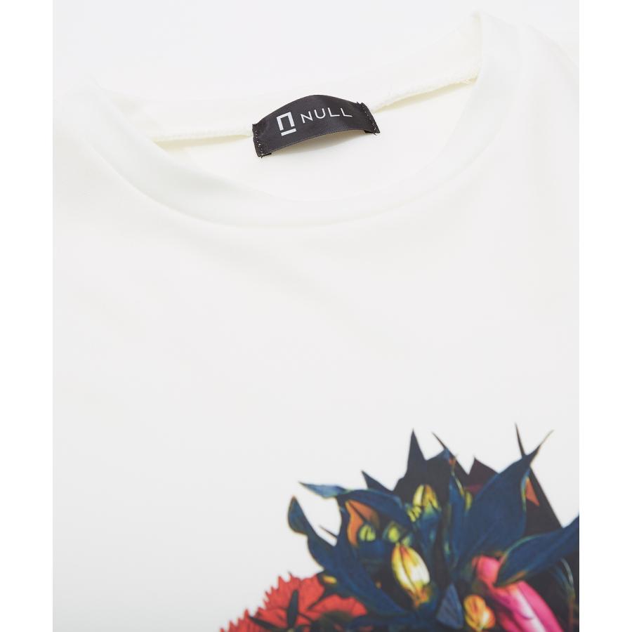 長袖Tシャツ メンズ NULL ヌル ポンチ ドルマンスリーブ フラワープリント カットソー ビッグサイズ オーバーサイズ 大きめ カジュアル ナチュラル モード 韓国 | improves | 18