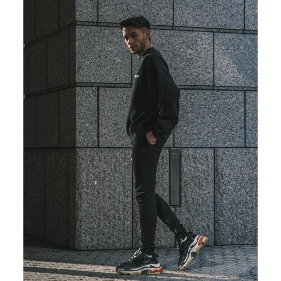 improves（インプローブス） スキニーフィット 裾ジップ ブラック