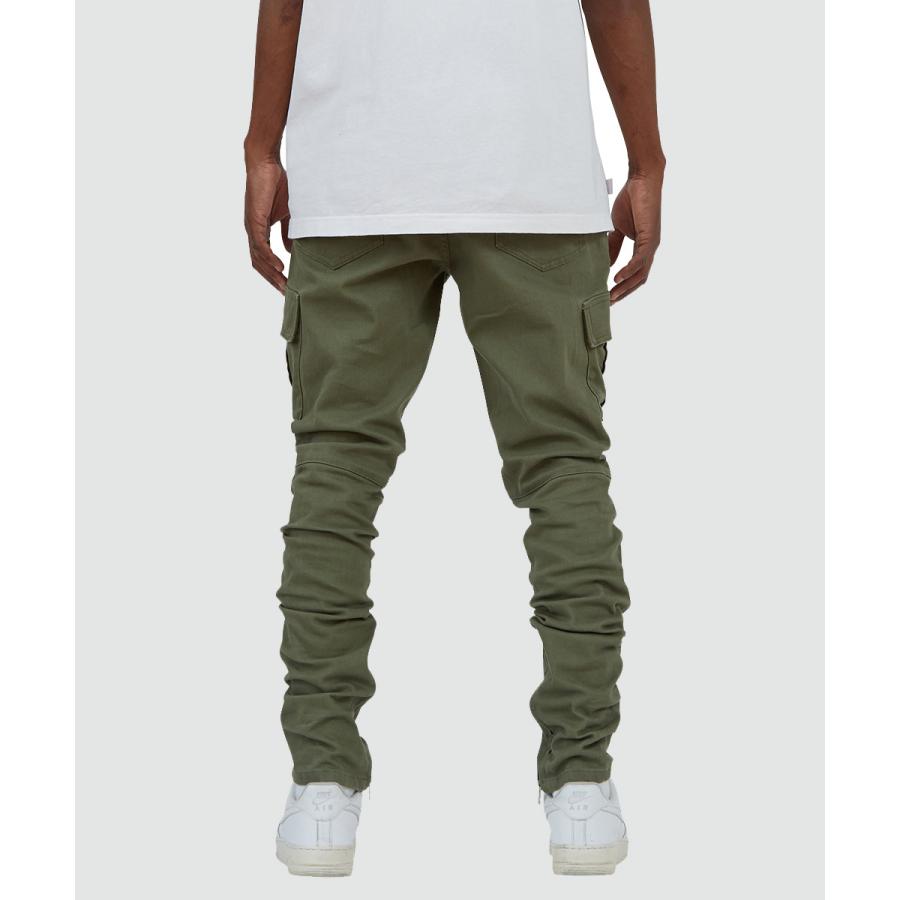 スキニーフィット 裾ジップ カーゴパンツ メンズ | improves | 10