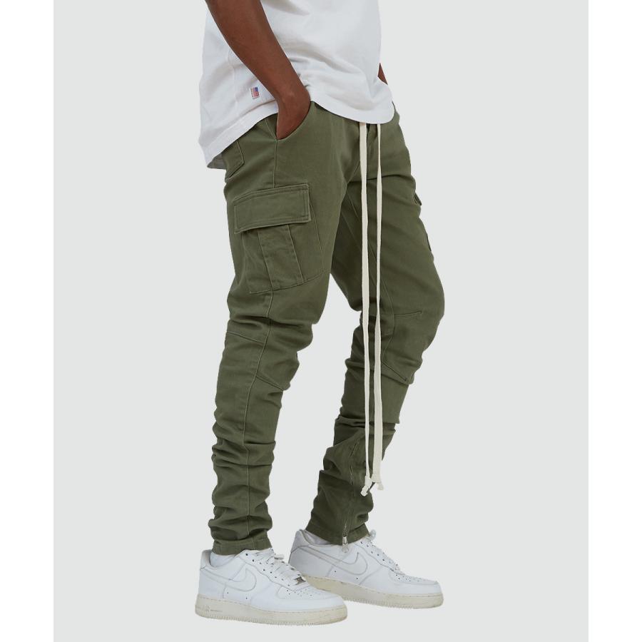 スキニーフィット 裾ジップ カーゴパンツ メンズ | improves | 07