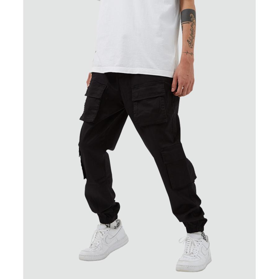 テーパードフィット マルチポケット カーゴ ジョガーパンツ メンズ | improves | 02