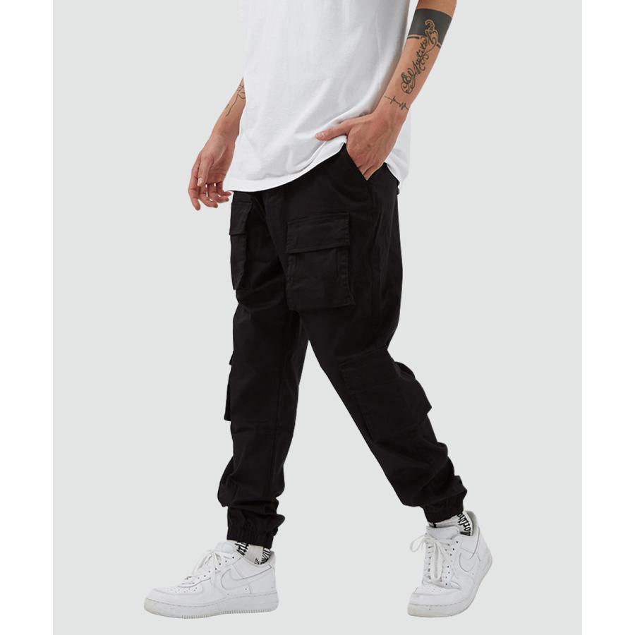 テーパードフィット マルチポケット カーゴ ジョガーパンツ メンズ | improves | 04