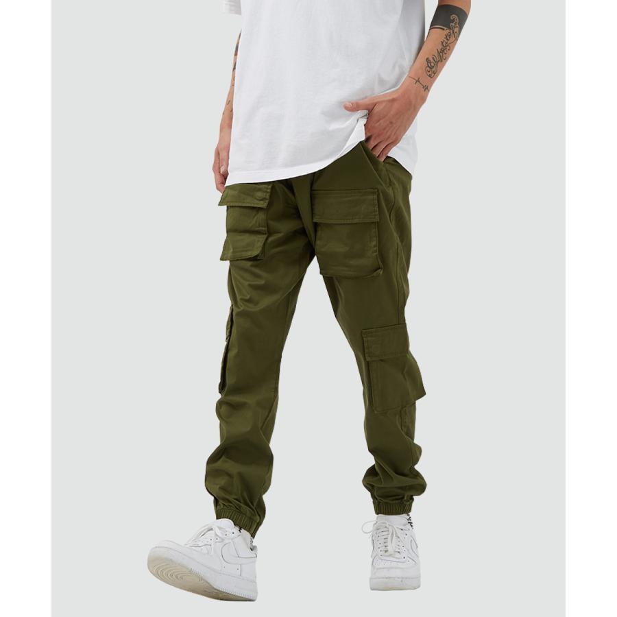 テーパードフィット マルチポケット カーゴ ジョガーパンツ メンズ | improves | 03