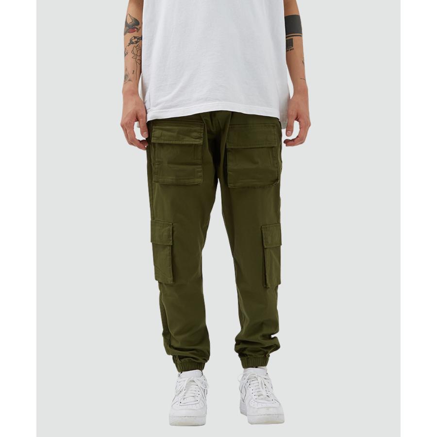 テーパードフィット マルチポケット カーゴ ジョガーパンツ メンズ | improves | 07