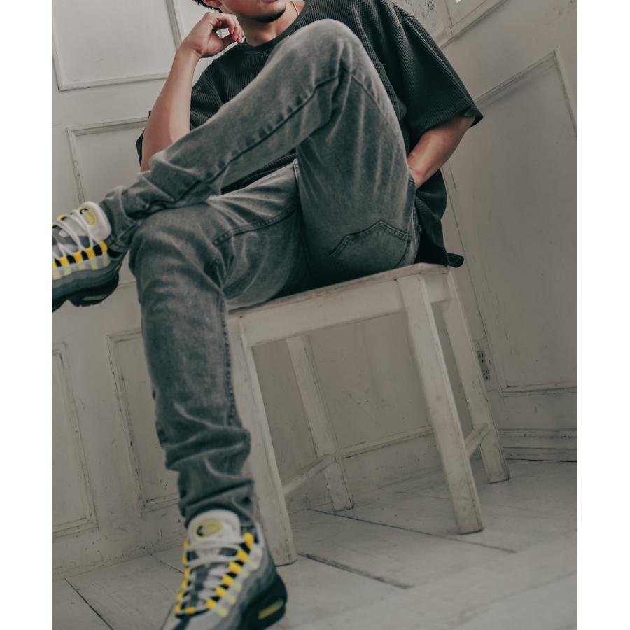 improves（インプローブス） スキニーフィット ダメージ グレーデニム