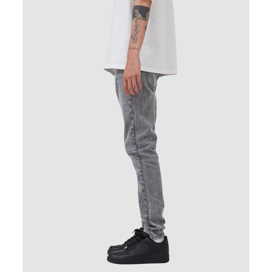 未使用　blank スリムフィット デニム×合皮パンツ グレー　サイズ1 スリムフィットデニム - ライトグレー - Kids | H&M JP