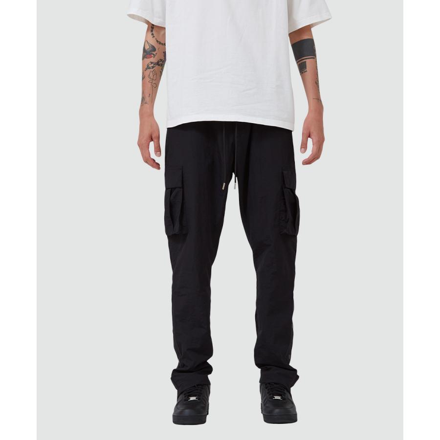 スリムフィット 裾ジップ ナイロン カーゴパンツ メンズ | improves | 08