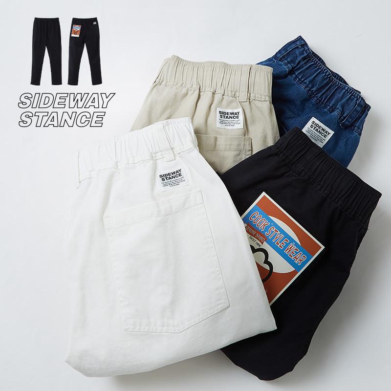シェフパンツ メンズ  SIDEWAY STANCE サイドウェイスタンス ワイドパンツ イージーパンツ テーパード チノパン デニム コックパンツ クックパンツ | improves