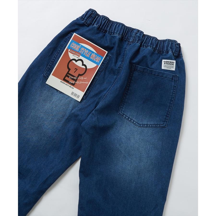 シェフパンツ メンズ  SIDEWAY STANCE サイドウェイスタンス ワイドパンツ イージーパンツ テーパード チノパン デニム コックパンツ クックパンツ | improves | 12