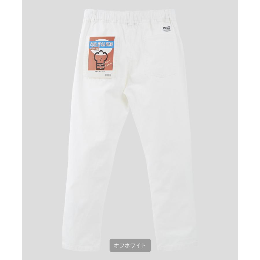 シェフパンツ メンズ  SIDEWAY STANCE サイドウェイスタンス ワイドパンツ イージーパンツ テーパード チノパン デニム コックパンツ クックパンツ | improves | 02