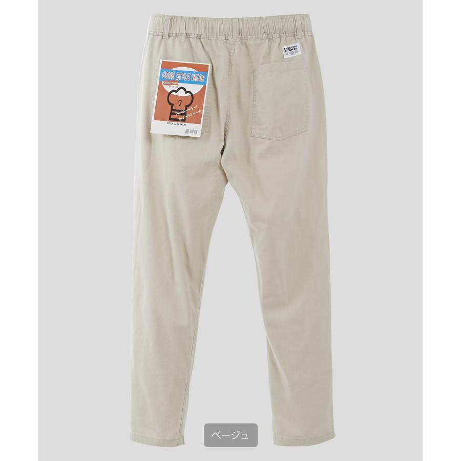 シェフパンツ メンズ  SIDEWAY STANCE サイドウェイスタンス ワイドパンツ イージーパンツ テーパード チノパン デニム コックパンツ クックパンツ | improves | 04