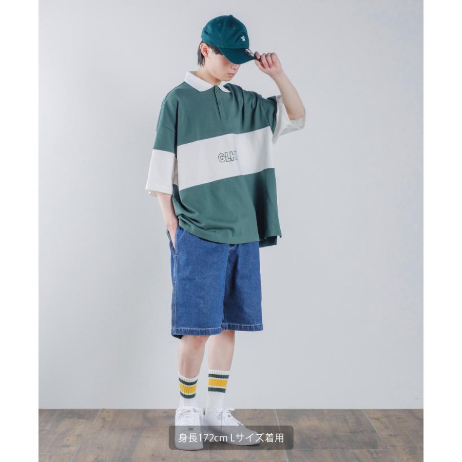 ショートパンツ ユニセックス SIDEWAY STANCE サイドウェイスタンス ハーフパンツ バギーショーツ 短パン デニムパンツ | improves | 07