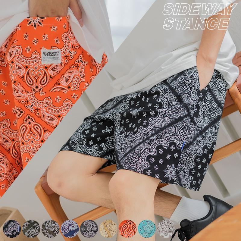 ALWAYS OUT OF STOCK ショートパンツ ペイズリーショーツ ALWAYS OUT OF STOCK ショートパンツ ペイズリーショーツ