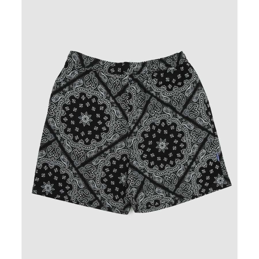 ショートパンツ ユニセックス セットアップ対応 SIDEWAY STANCE サイドウェイスタンス ハーフパンツ バギーショーツ 短パン ペイズリー バンダナ柄 | improves | 16