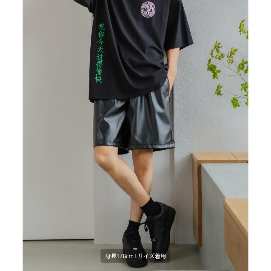 6crayonハーフパンツ ストリートシック バギーショーツ　XL deep_ssdt006