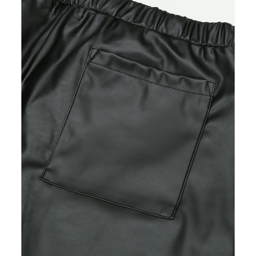 ショートパンツ ユニセックス SIDEWAY STANCE サイドウェイスタンス ハーフパンツ バギーショーツ 短パン レザー | improves | 09