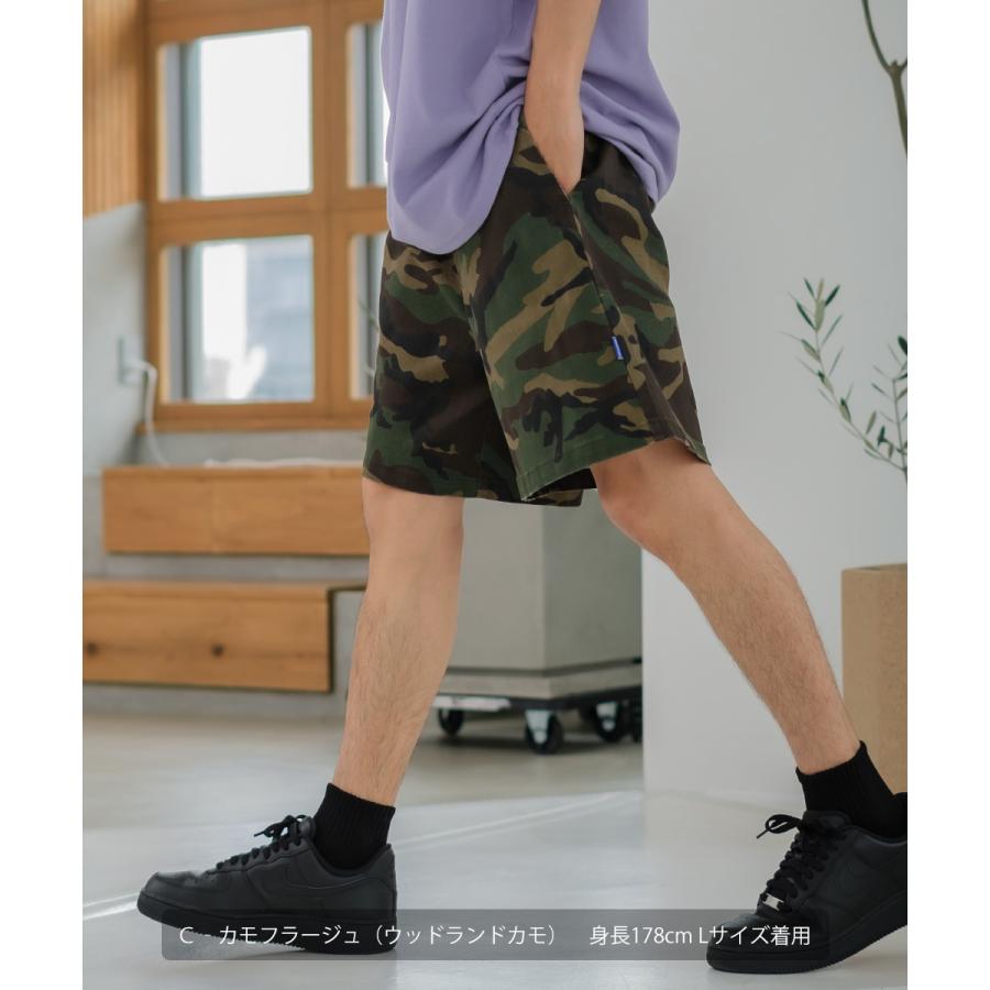 ショートパンツ ユニセックス セットアップ対応 SIDEWAY STANCE サイドウェイスタンス ハーフパンツ バギーショーツ 短パン 迷彩 カモフラ | improves | 10