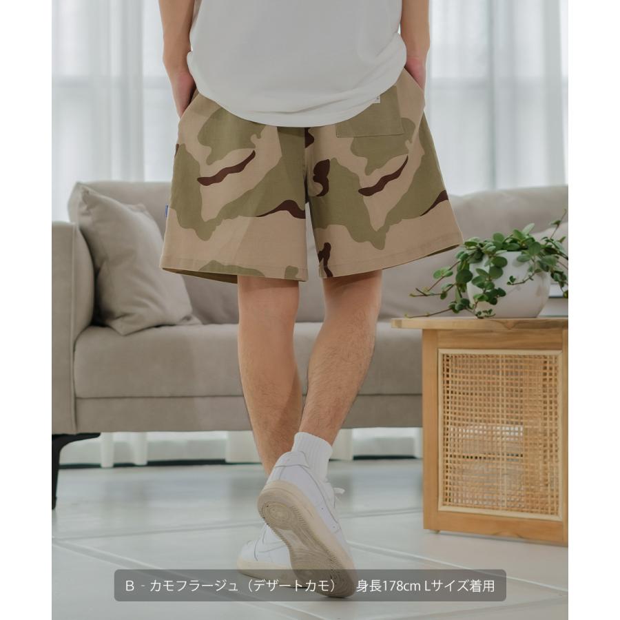 ショートパンツ ユニセックス セットアップ対応 SIDEWAY STANCE サイドウェイスタンス ハーフパンツ バギーショーツ 短パン 迷彩 カモフラ | improves | 08