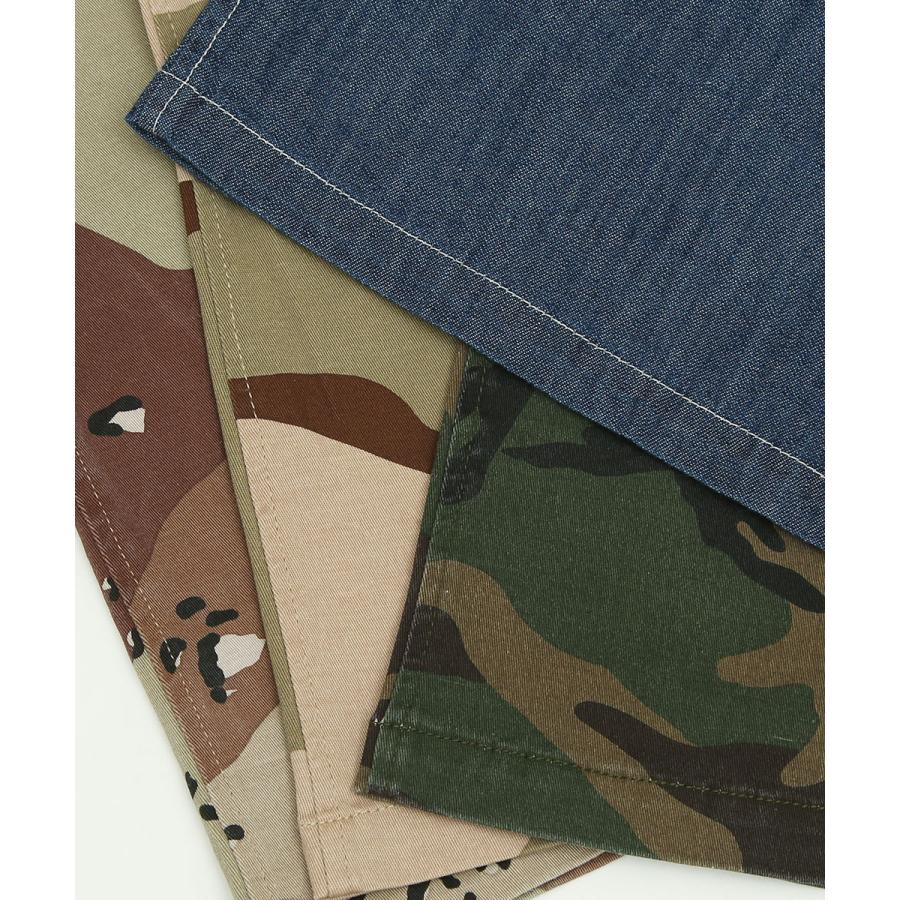 シャツ ユニセックス セットアップ対応 SIDEWAY STANCE サイドウェイスタンス 半袖シャツ ワークシャツ 迷彩 カモフラ デニムシャツ | improves | 17
