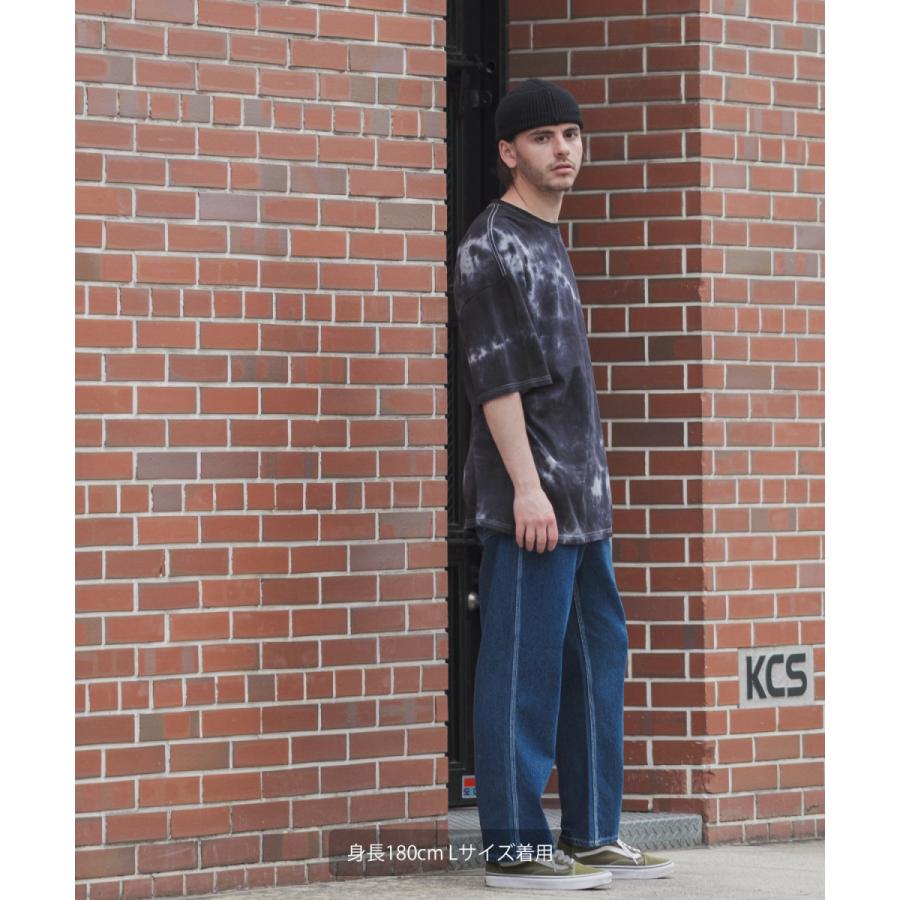 デニムパンツ メンズ ワイドパンツ テーパードパンツ アンクル丈 ジーンズ ユニセックス SIDEWAY STANCE サイドウェイスタンス | improves | 10