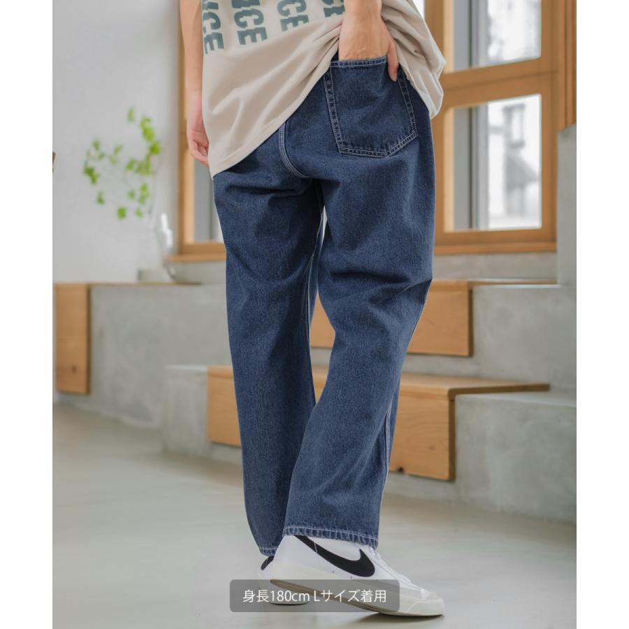 デニムパンツ メンズ ワイドパンツ テーパードパンツ アンクル丈 ジーンズ ユニセックス SIDEWAY STANCE サイドウェイスタンス | improves | 05