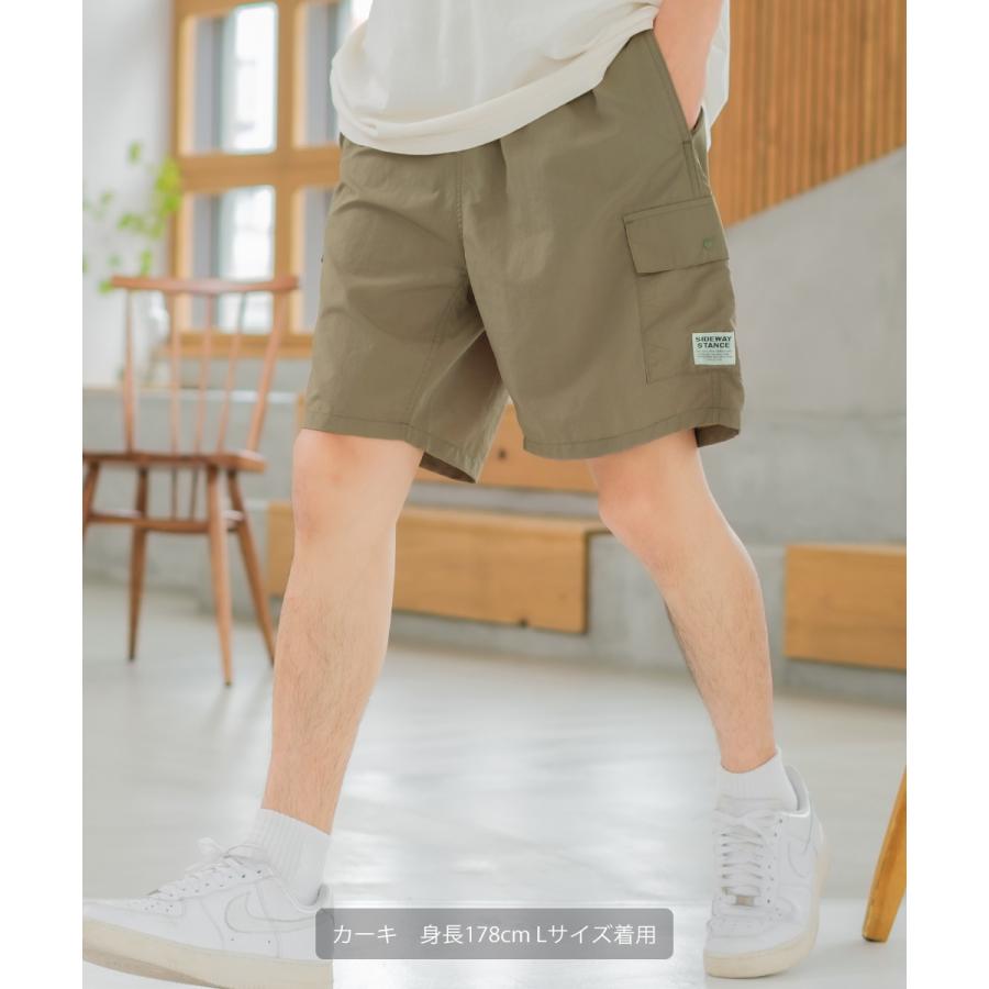 水陸両用 無地 ハーフパンツ ユニセックス SIDEWAY STANCE サイドウェイスタンス ナイロン カーゴパンツ ショートパンツ ショーツ 短パン シャカパン ダンス | improves | 10