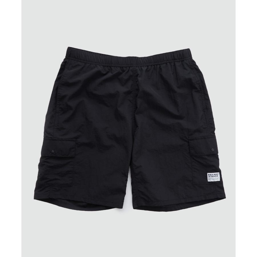 水陸両用 無地 ハーフパンツ ユニセックス SIDEWAY STANCE サイドウェイスタンス ナイロン カーゴパンツ ショートパンツ ショーツ 短パン シャカパン ダンス | improves | 12
