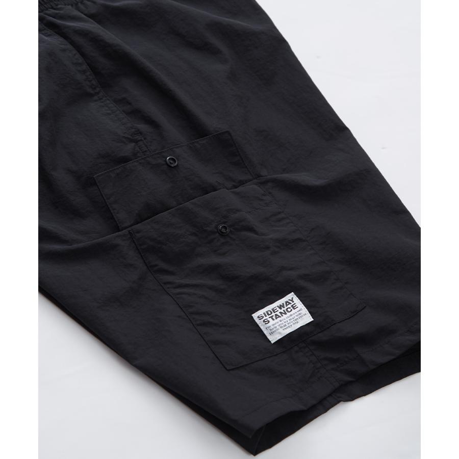 水陸両用 無地 ハーフパンツ ユニセックス SIDEWAY STANCE サイドウェイスタンス ナイロン カーゴパンツ ショートパンツ ショーツ 短パン シャカパン ダンス | improves | 15
