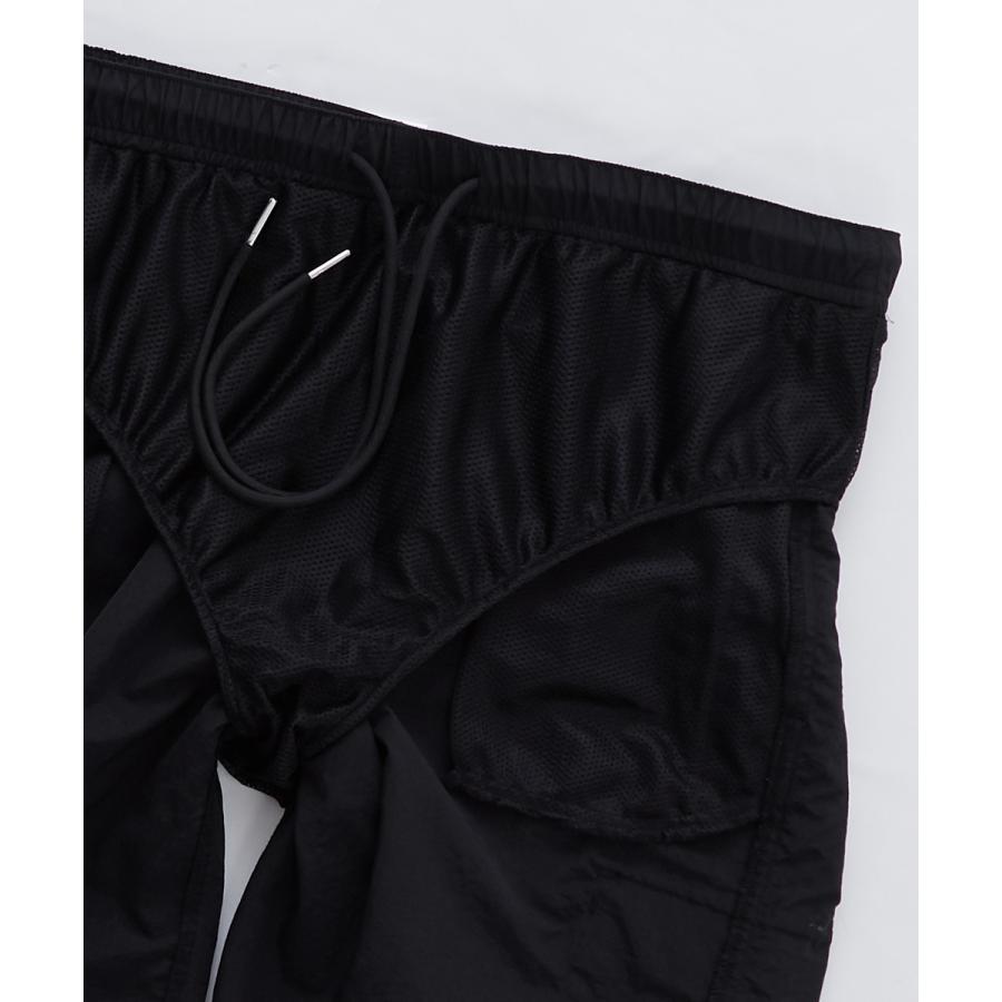 水陸両用 無地 ハーフパンツ ユニセックス SIDEWAY STANCE サイドウェイスタンス ナイロン カーゴパンツ ショートパンツ ショーツ 短パン シャカパン ダンス | improves | 18