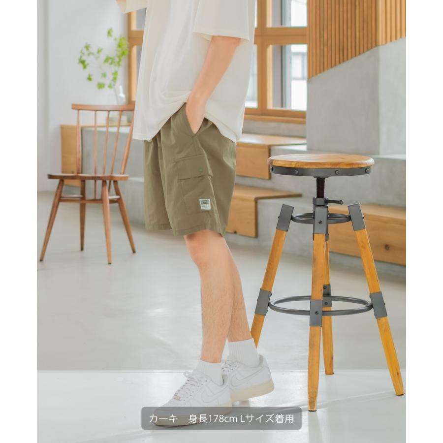 水陸両用 無地 ハーフパンツ ユニセックス SIDEWAY STANCE サイドウェイスタンス ナイロン カーゴパンツ ショートパンツ ショーツ 短パン シャカパン ダンス | improves | 07