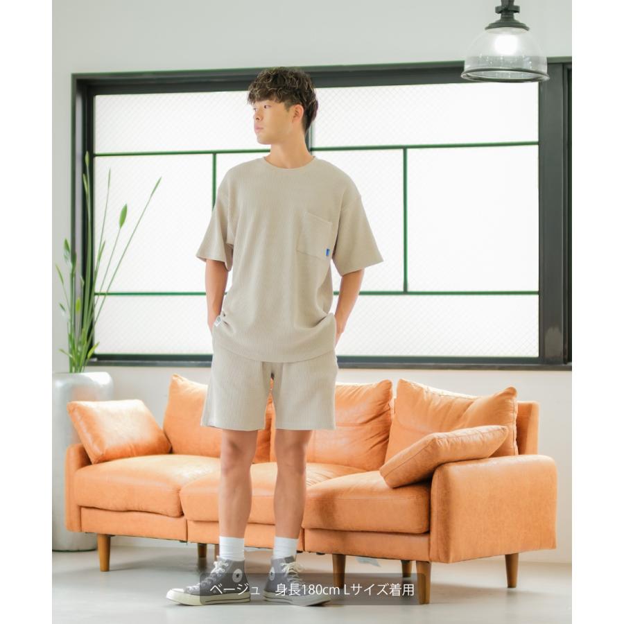 ショートパンツ ユニセックス セットアップ対応 SIDEWAY STANCE サイドウェイスタンス ハーフパンツ ショーツ 半パン 半ズボン スラックス 無地 ワッフル | improves | 12