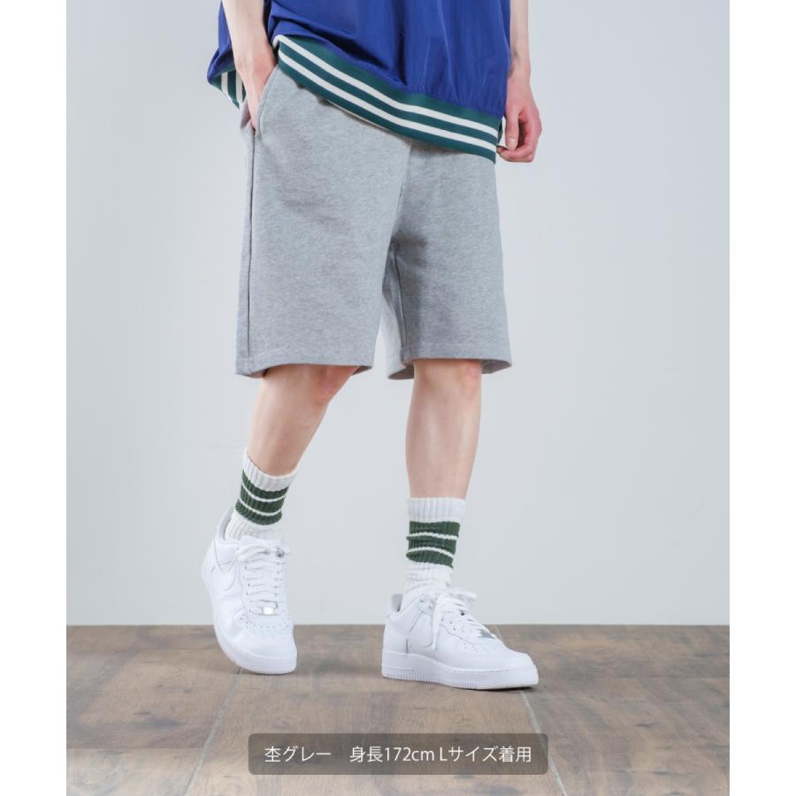 ハーフパンツ メンズ ショートパンツ スウェット ダンス 無地 ジョガーパンツ イージーパンツ | improves | 12