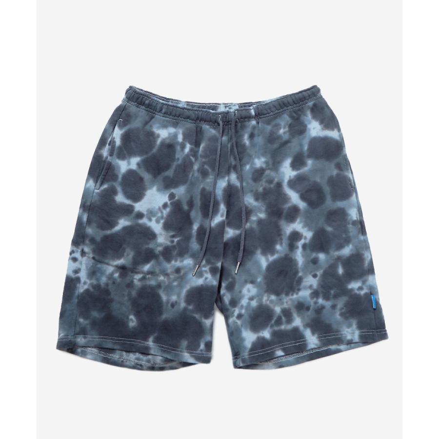 ハーフパンツ メンズ ショートパンツ スウェット ダンス 無地 イージーパンツ タイダイ柄 | improves | 12