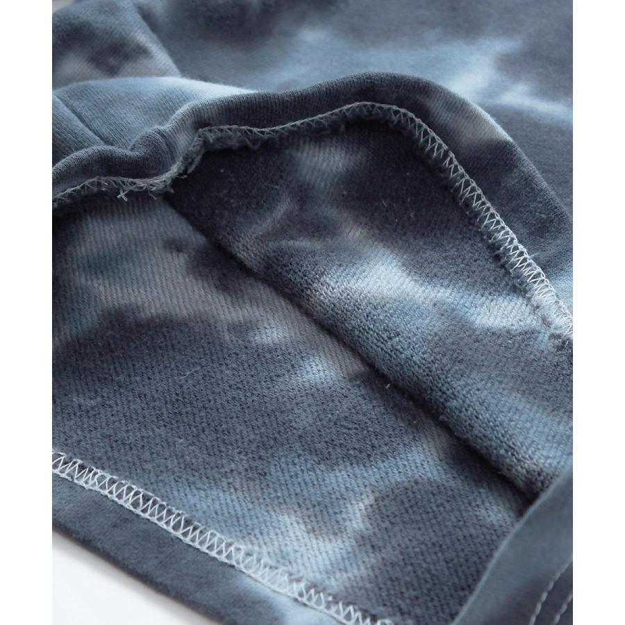 ハーフパンツ メンズ ショートパンツ スウェット ダンス 無地 イージーパンツ タイダイ柄 | improves | 16