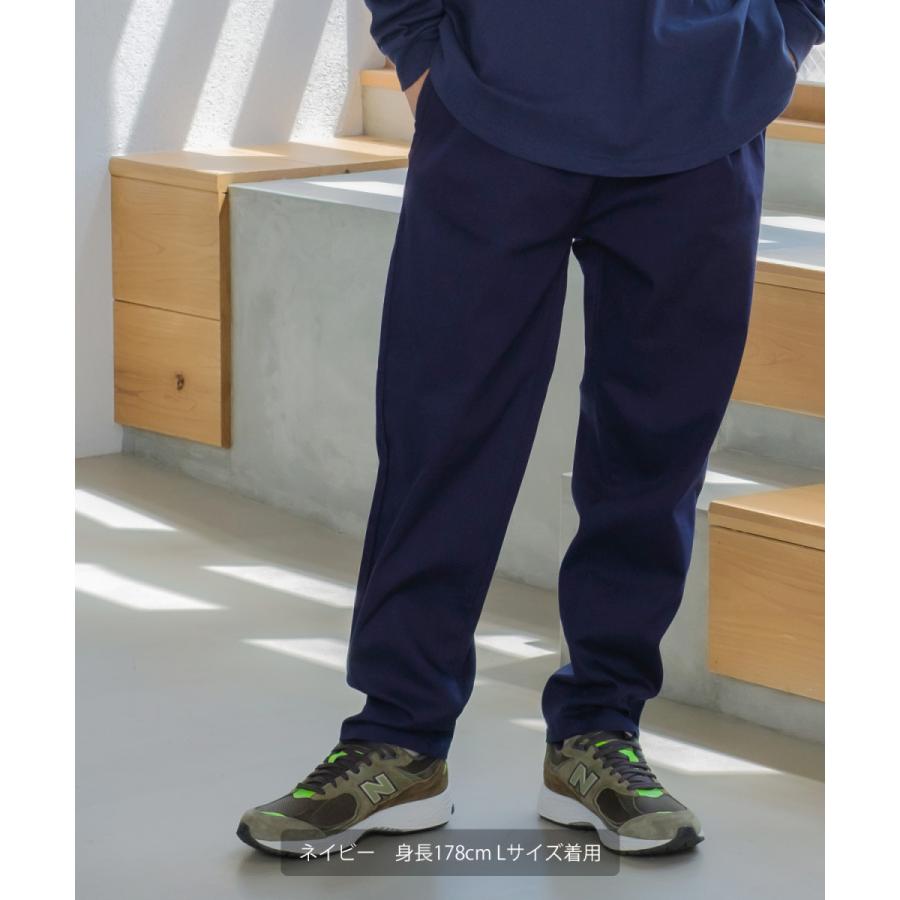 シェフパンツ メンズ ワイドパンツ ワークパンツ イージーパンツ リラックスパンツ カラー チノパン ストレート チノ ストレッチパンツ | improves | 13